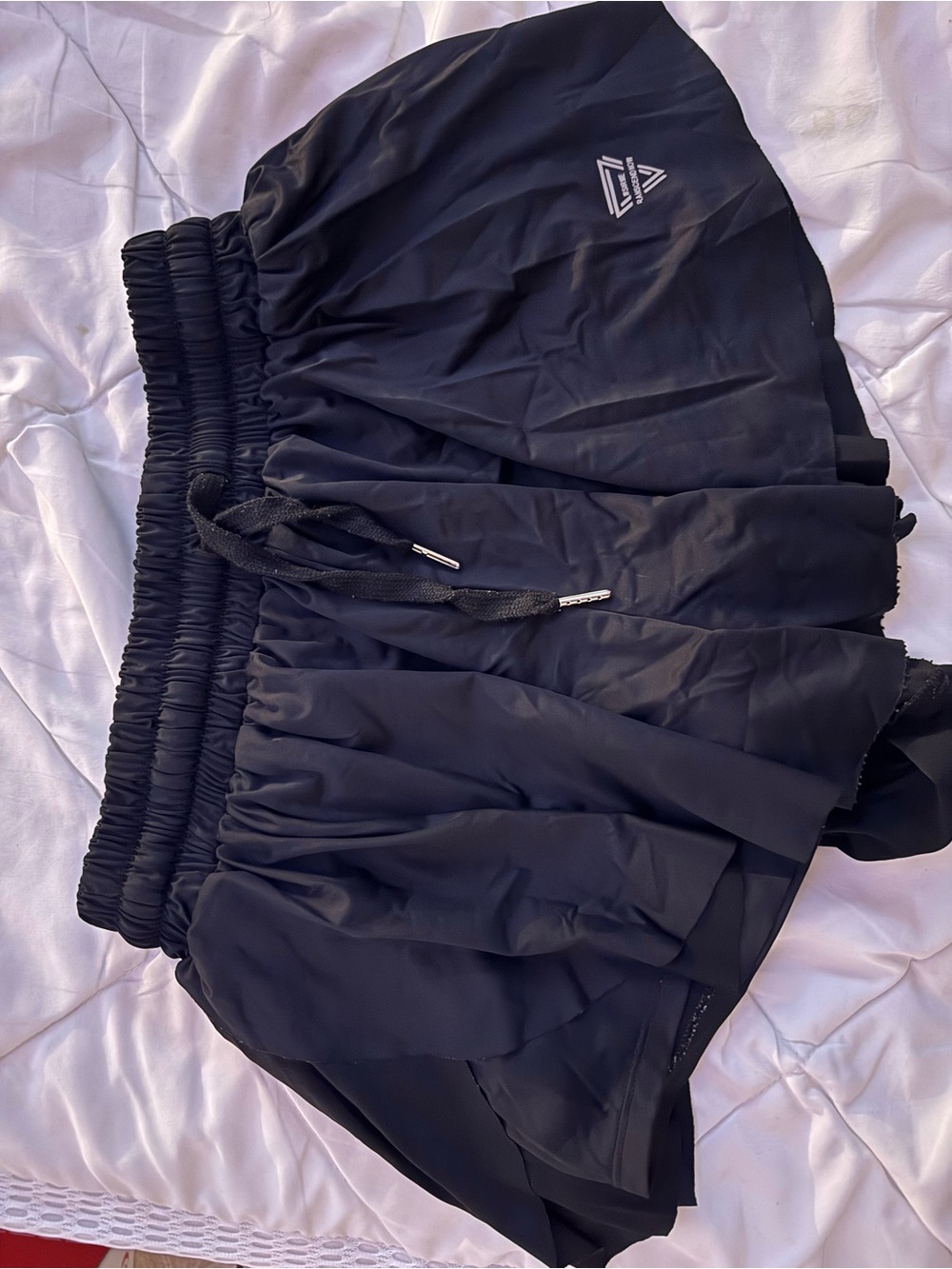 & Other Stories Black Layered Athletic Skort